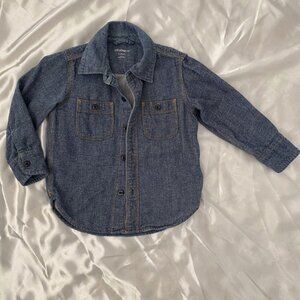 NWOT! GAP Jeans Cotton Button Down Shirt